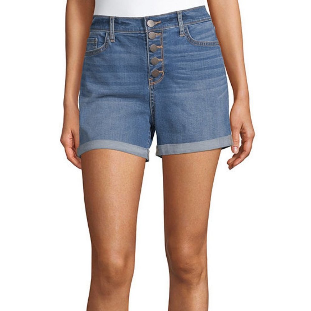 a.n.a 12 Womens High Rise 3.5" Denim Shorts Jean Summer Women Cute Spring Beach